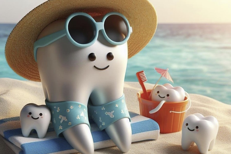 La nostra estate insieme: come prenderci cura del tuo sorriso anche in vacanza